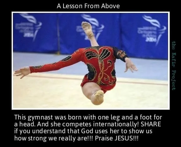 A gymnast in a red and black leotard is captured mid-air performing a backflip on a beige mat, with her legs and arms…