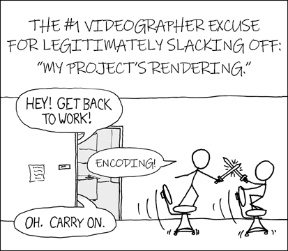 A black-and-white comic strip shows two stick figures in chairs. One figure is yelling 'HEY! GET BACK TO WORK!' while the…