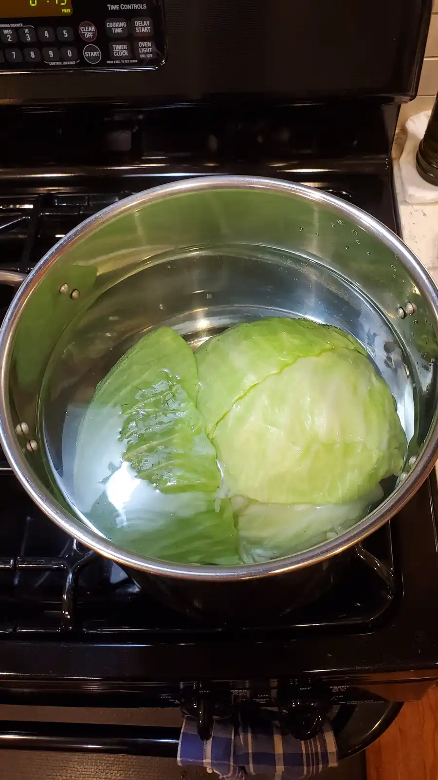 Preparing Cabbage for Golumpki: Cooking Day Is Tomorrow!