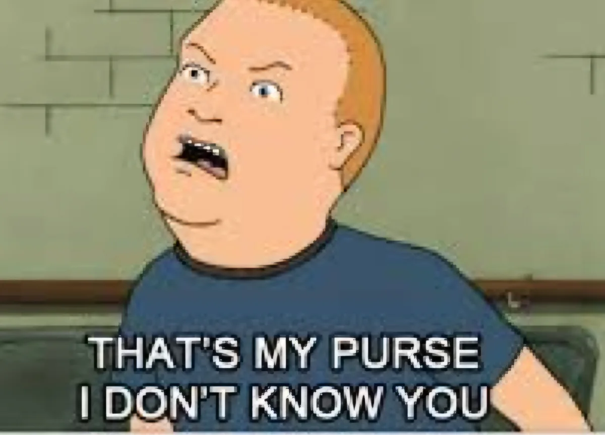 A cartoon character with a shocked, wide-eyed expression and open mouth, wearing a blue shirt, is overlaid with the text…