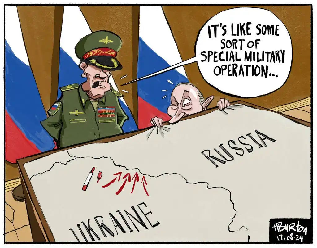 A Hilarious Caricature of Putin