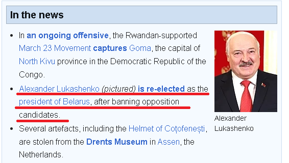 A screenshot of a news article with a bulleted list of headlines. The second bullet point is highlighted in red and reads…