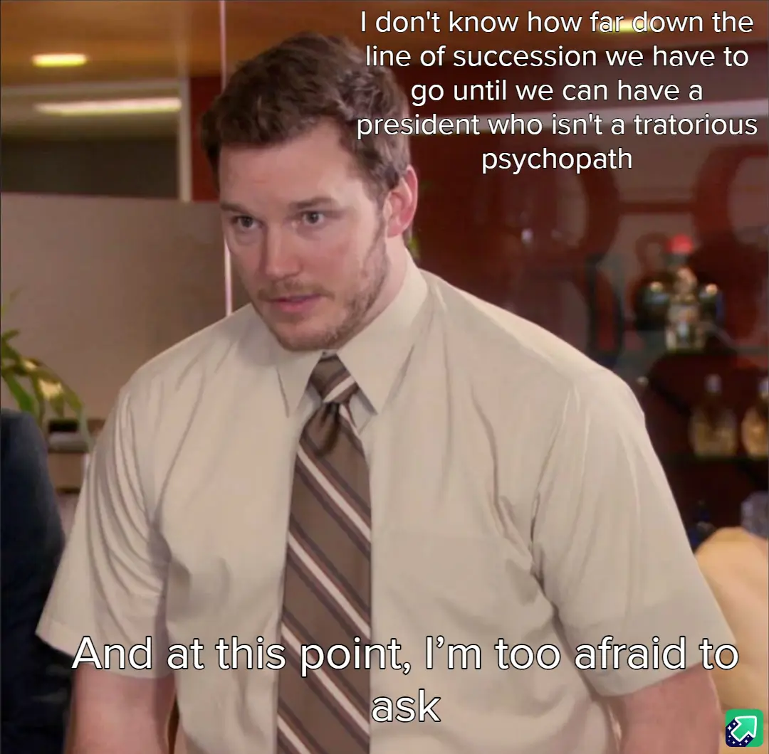 A man in a beige shirt and striped tie looks concerned while overlaid text reads: 'I don't know how far down the line of…