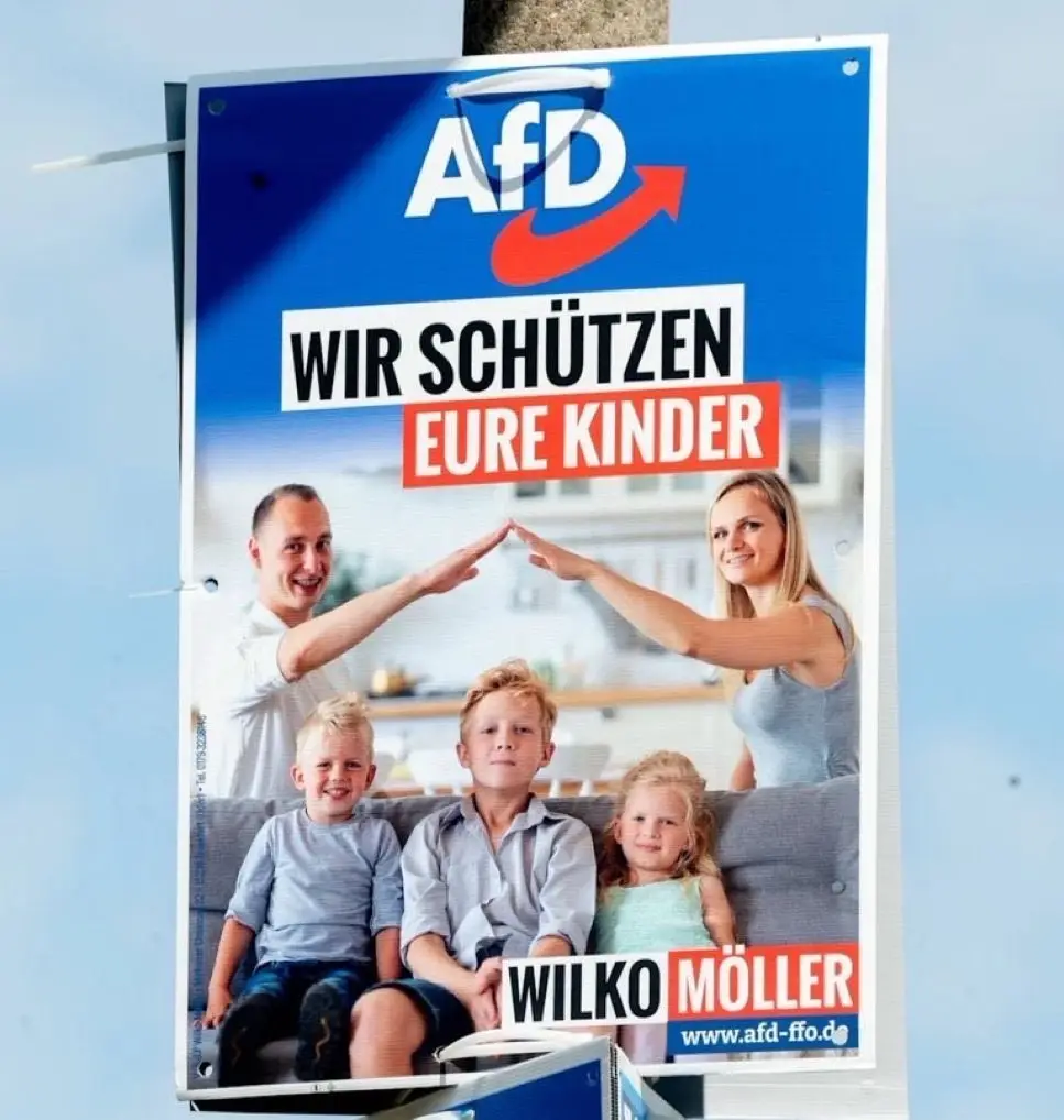 This German Nazi-party poster looks so innocent at first glance