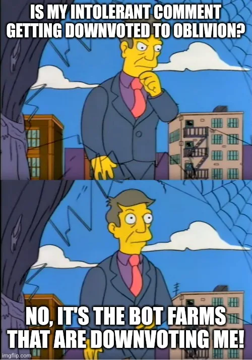 The image is a two-panel meme featuring the character Ned Flanders from The Simpsons. In the top panel, he looks concerned…