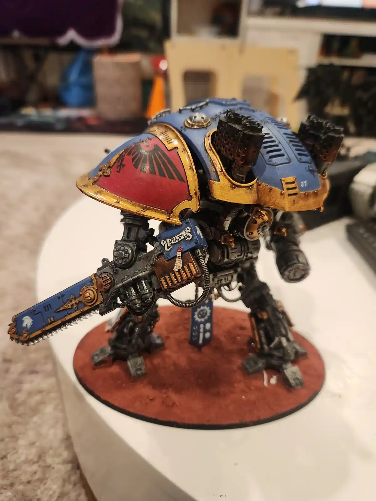 Stunningly Crafted Imperial Knight with LED Lights: A Pro's Masterpiece