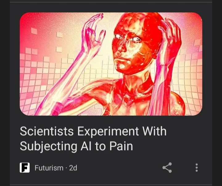 An image of a red-tinted, translucent humanoid figure with visible internal structures, clutching its head in apparent…
