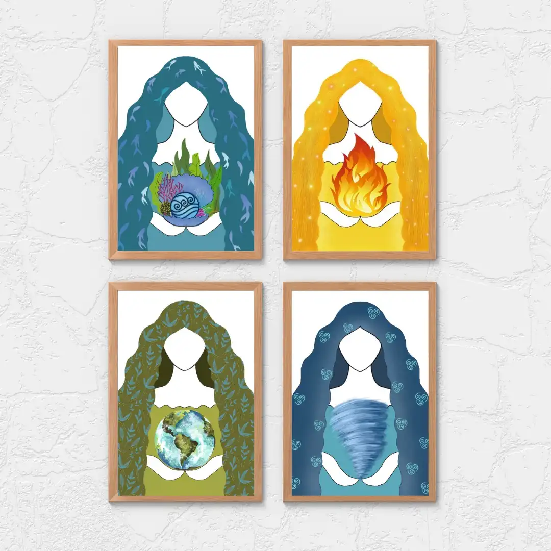 Digital Illustration of 'The Elements': A Creative Masterpiece