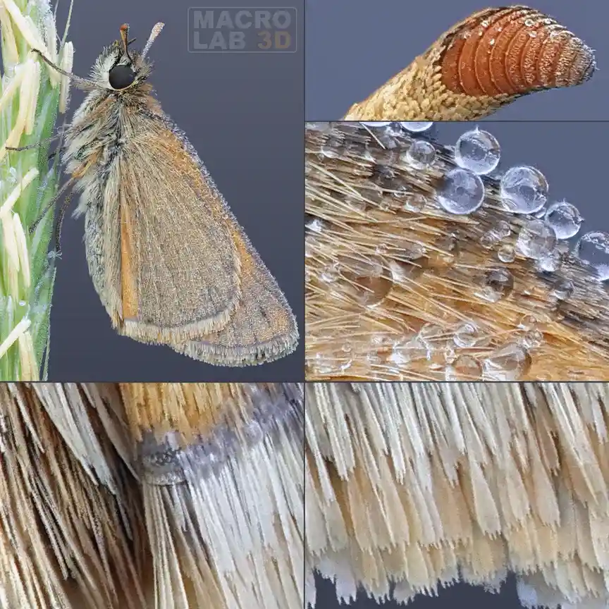 A Close Encounter with a Small Skipper Butterfly