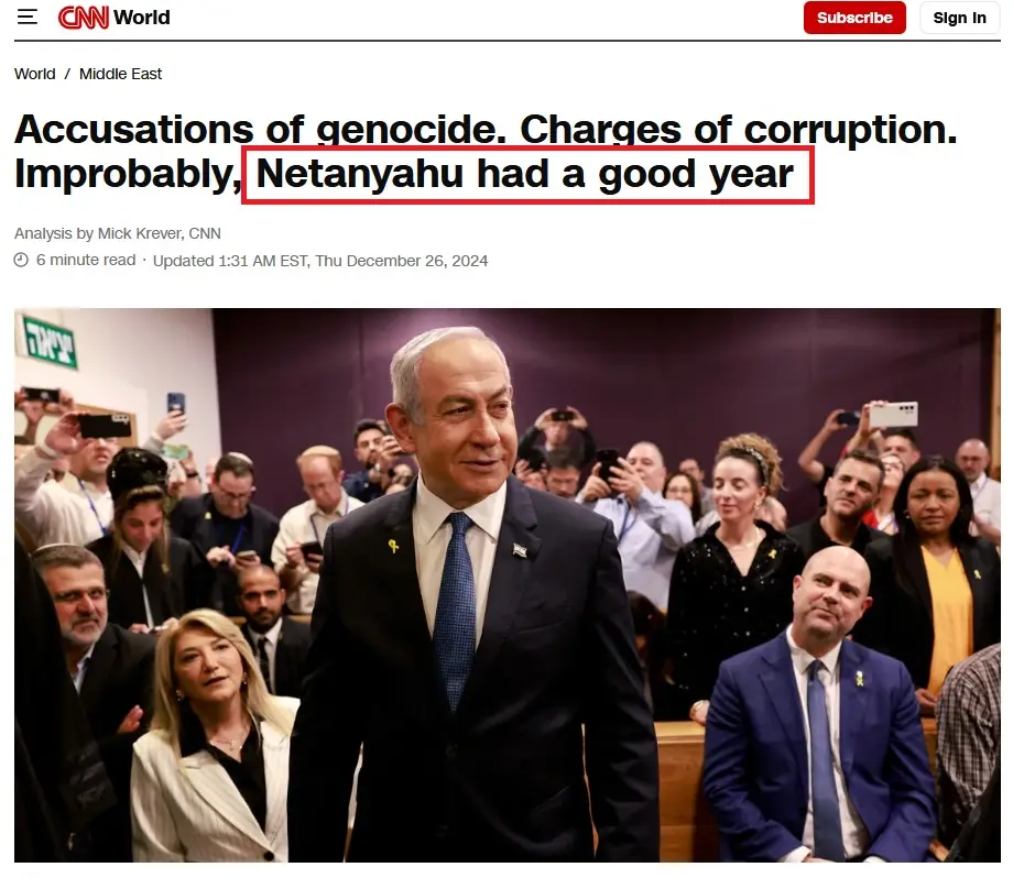 Reflecting on a Successful Year for Netanyahu