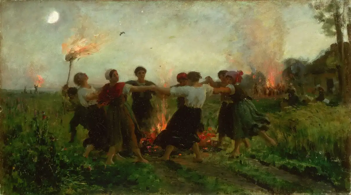 Jules Breton's Masterpiece: The Feast of St. John (c. 1875)