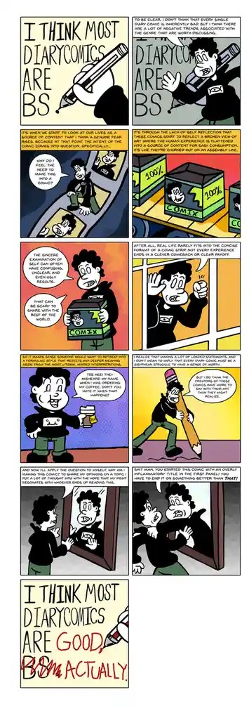 Why I Believe Most Diary Comics Are Nonsense