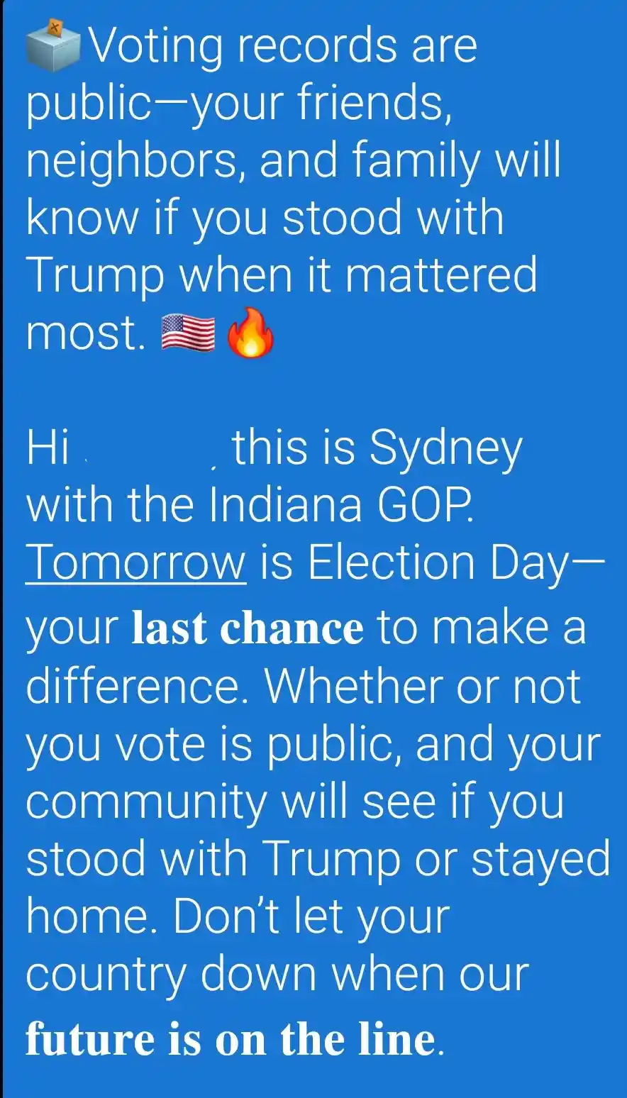 Did someone just throw me a subtle threat?