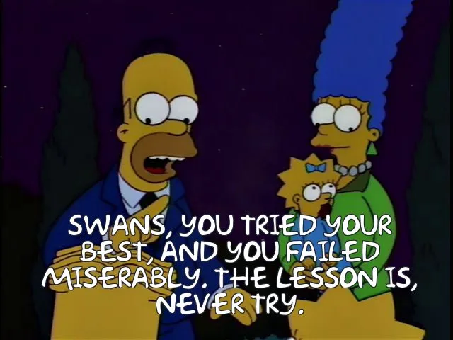 Experiences of a Swans girlfriend