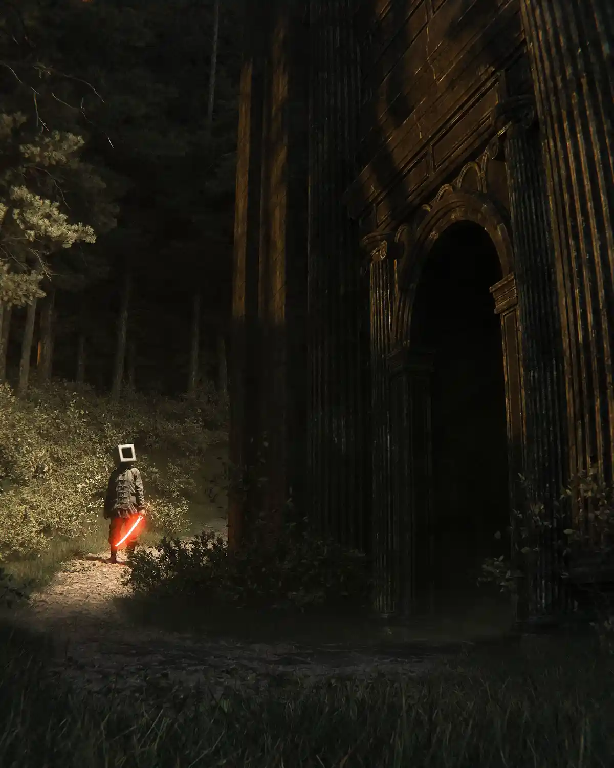 The Forbidden Entrance: A Mysterious Encounter by Huleeb