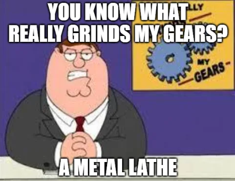 Peter Griffin from Family Guy, wearing a suit and tie, looks annoyed while clasping his hands. Behind him, a yellow poster…