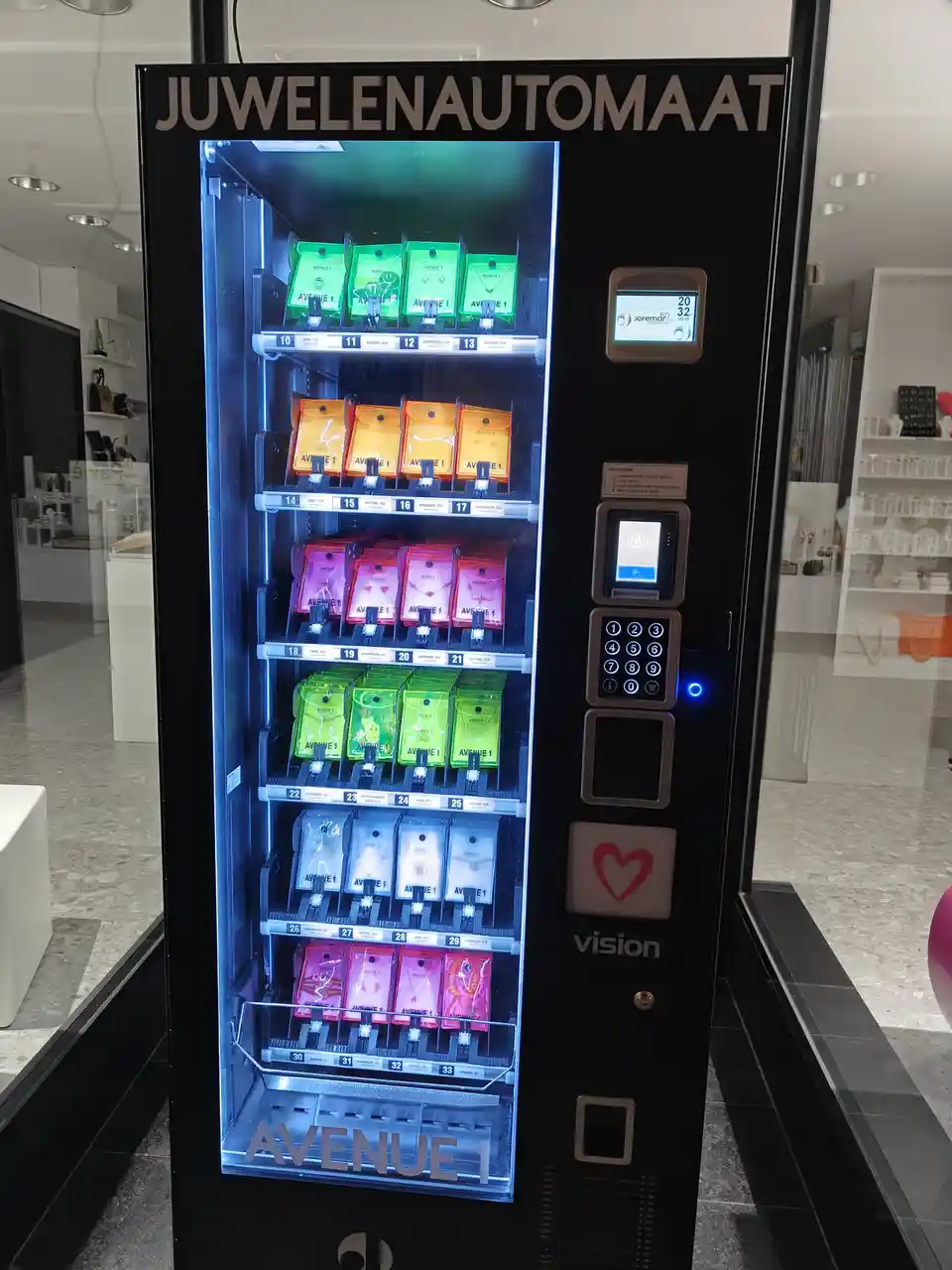 Discover the Unique Jewellery Vending Machine