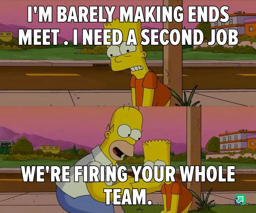 The image is a two-panel meme featuring Bart Simpson and Homer Simpson from The Simpsons. In the top panel, Bart looks…