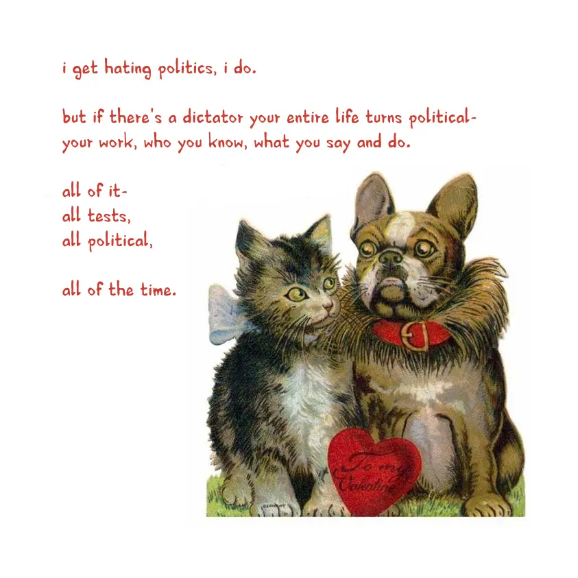A Personal Take on Political Discontent