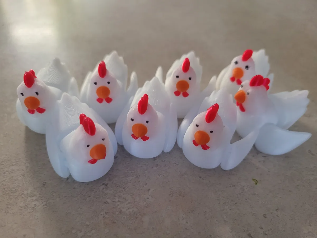 Chickens with a radioactive twist