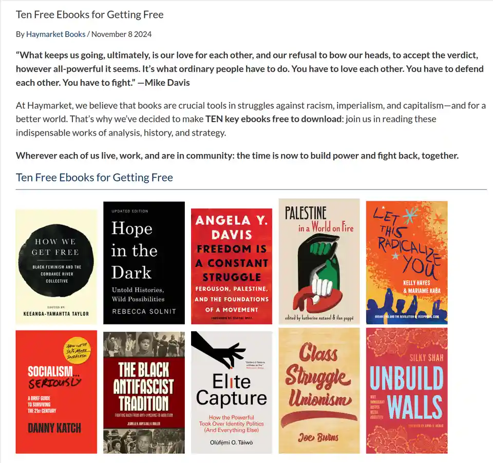 Join the movement: pick up some books and resist!