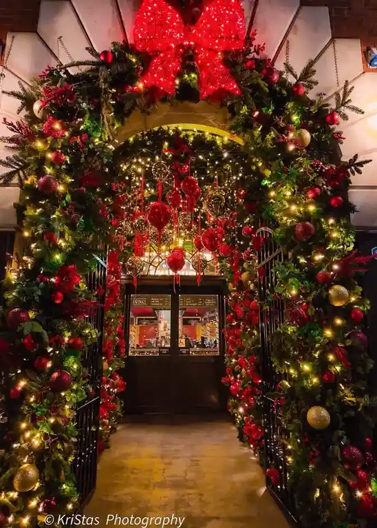 The Festive Christmas Door