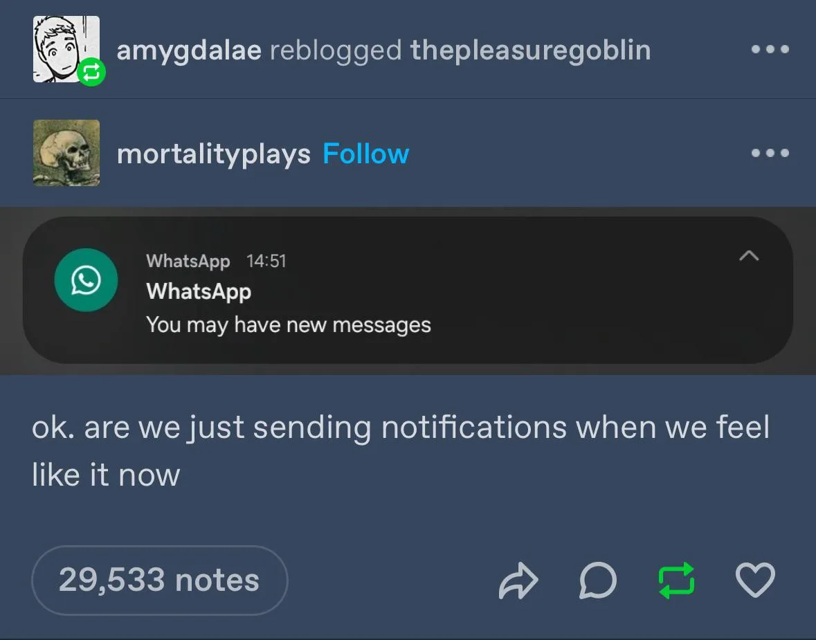 The Never-Ending Stream of Notifications