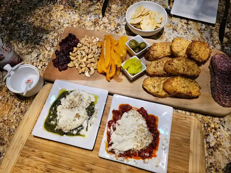 A Culinary Adventure: Chicken Toast, Cocked-Up Burrata, and Shark Cootie
