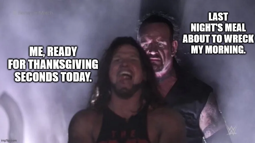 That moment when you realize it's not going your way.