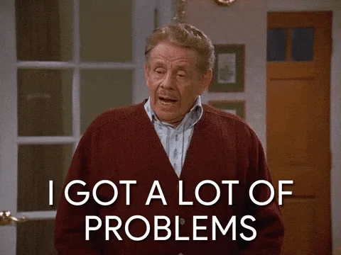 A six-panel meme from the TV show 'Seinfeld' featuring the character Mr. Monk (played by Frank Costello) in a red cardigan…