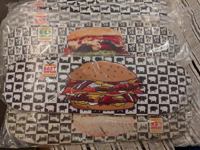 A hilarious spoof of Krusty Burger from The Simpsons