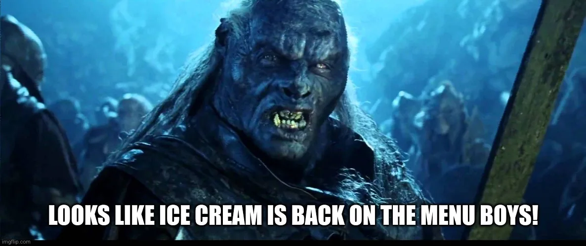 McDonald's franchise owners celebrating their victory for ice cream machine repairs.