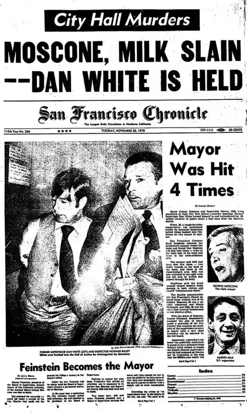 A Historic Day: The Assassination of Mayor Moscone and Harvey Milk