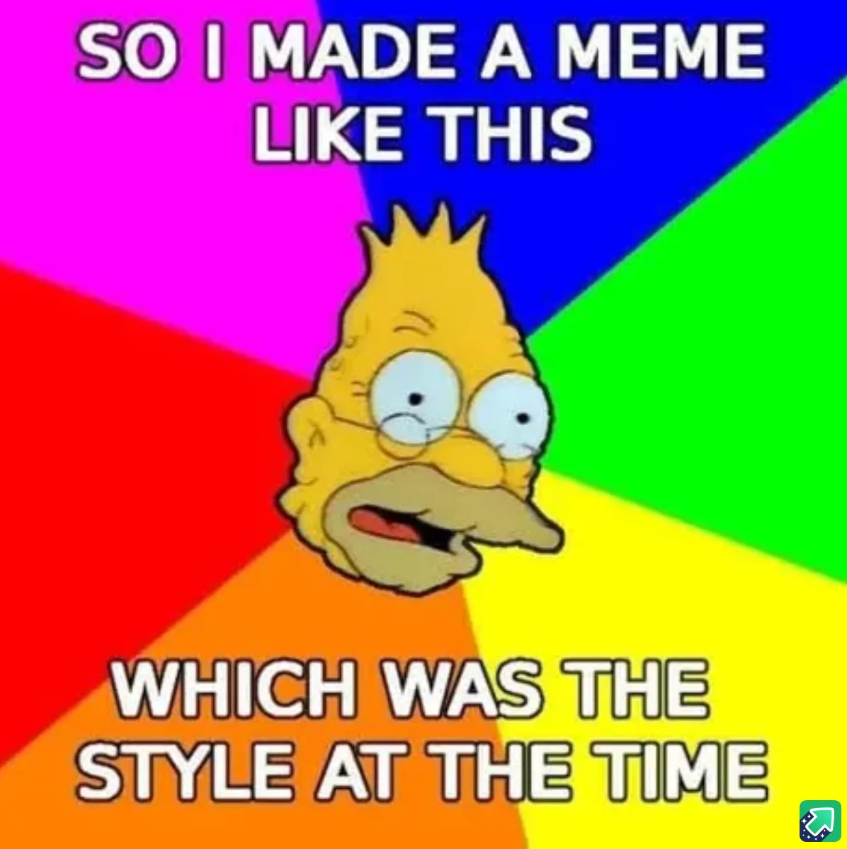 The image features a close-up of the animated character Homer Simpson with a surprised expression, set against a vibrant…
