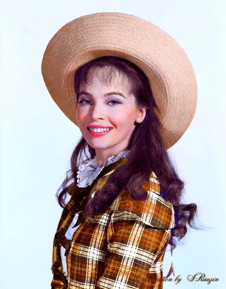 GIGI: A Stunning Leslie Caron from 1958, Colorized by Sergey V. Rauzin