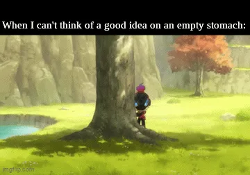 A six-panel sequence from the game 'Pokémon Scarlet and Violet' shows the character Korrina standing by a tree, then peeking…