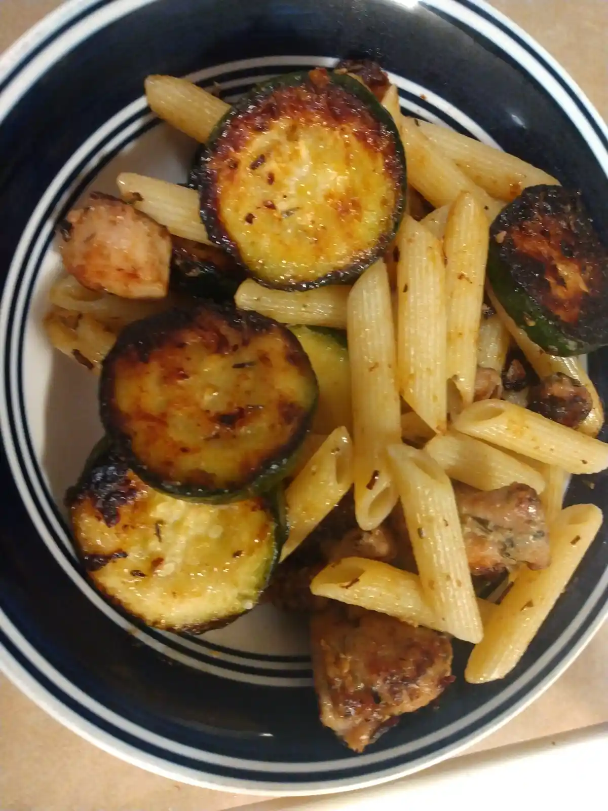 Austin's Delicious Chicken with Garlic Herb Zucchini