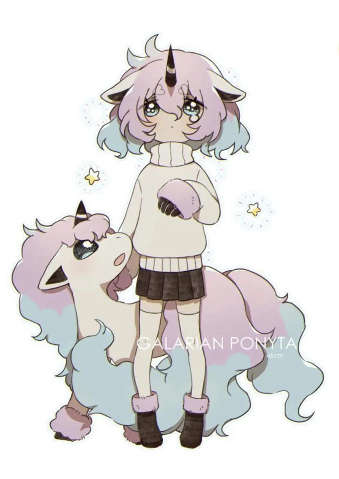 Galarian Ponyta Gijinka: A Creative Transformation