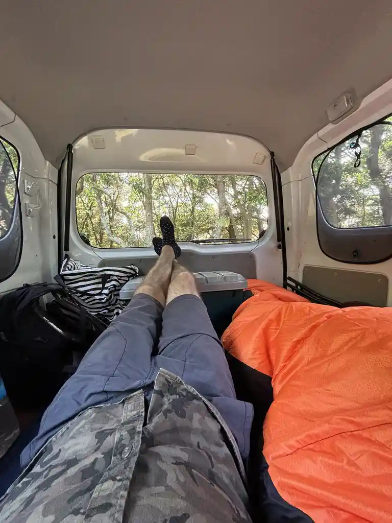 Merry Christmas from my cozy van in Japan!