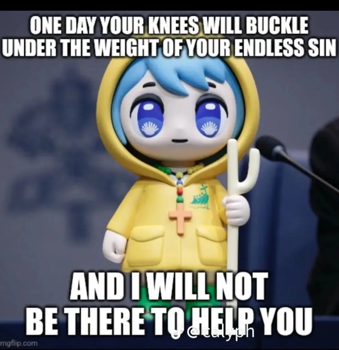 A figurine of the character Cally from the game 'Cally: The Little Girl Who Can't Die' is shown standing at a podium with a…