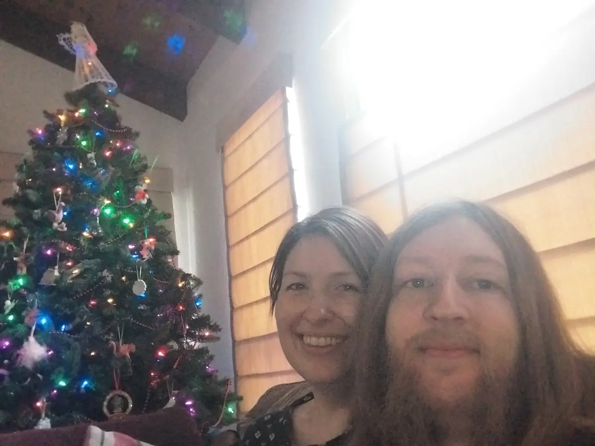 Christmas Selfie with a Hilarious Bloopers Reel