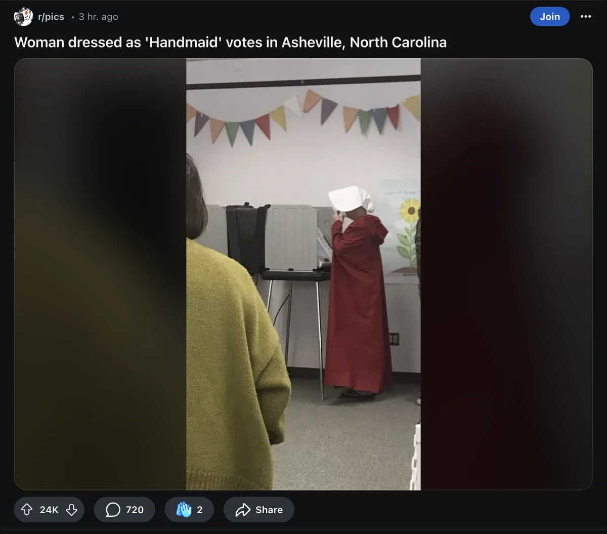 I Wonder Who She Cast Her Vote For?