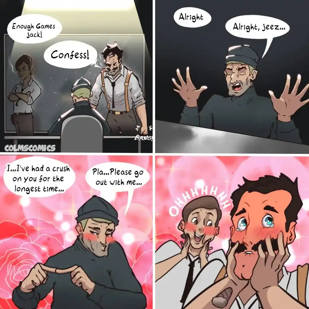 Desperate measures: Robbing a bank for senpai's love