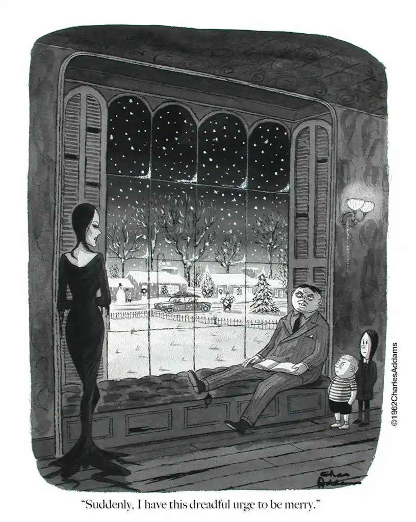 A Spooky December with the Addams Family