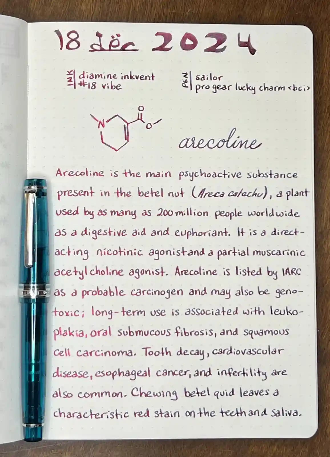 Tox-inkvent 2024: Day 18 of the adventure!