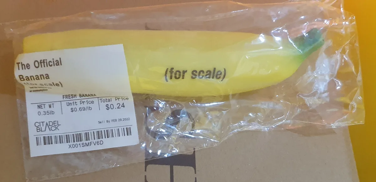 The Iconic Banana for Scale