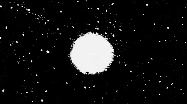 This black-and-white manga panel strip shows a character screaming in rage or pain, with a large moon visible in the…