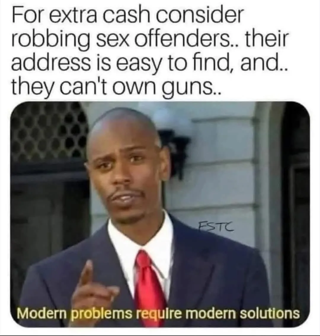 A man in a suit and red tie points at the viewer with a skeptical expression. The text above him reads 'For extra cash…