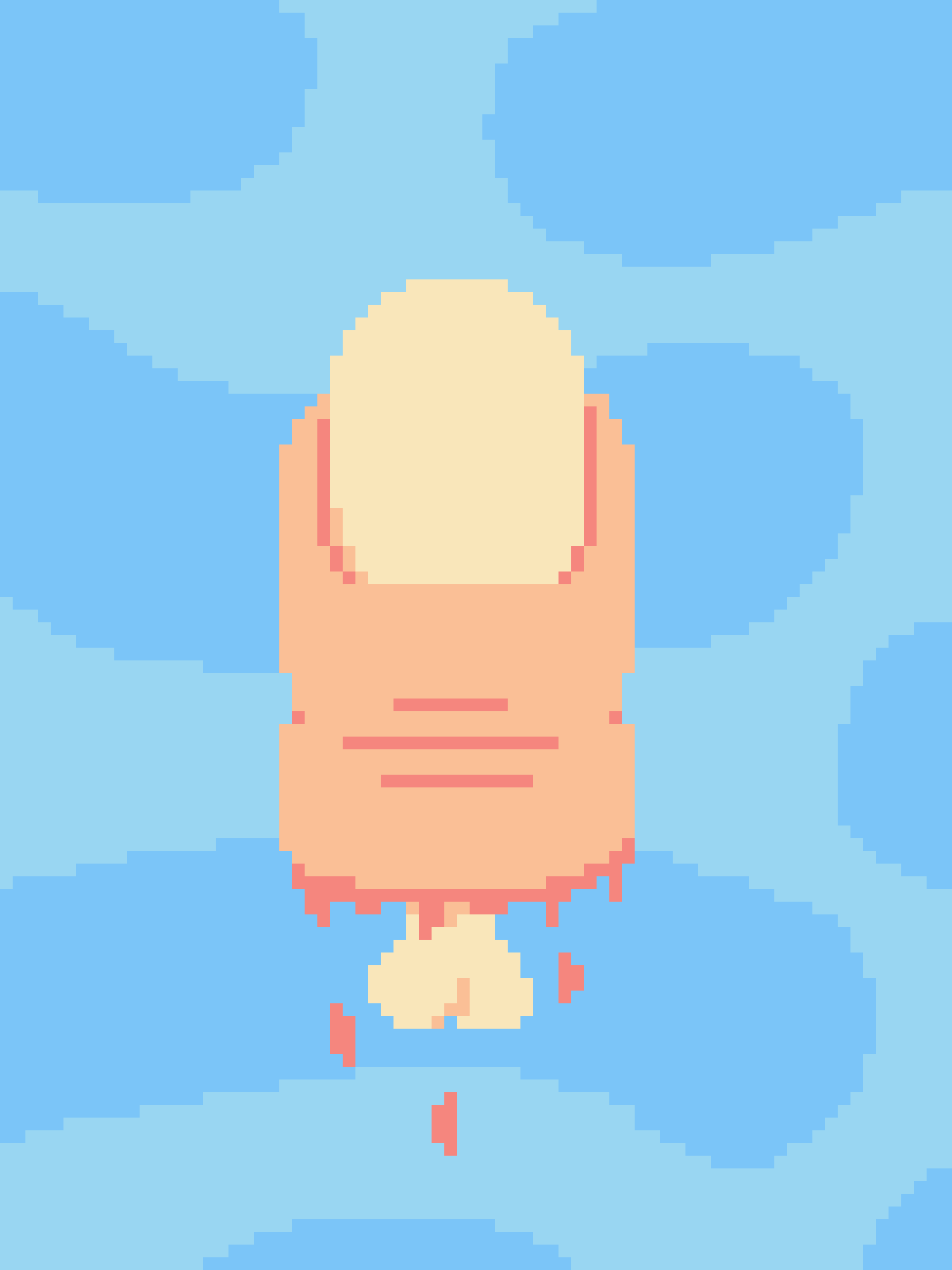 Pixelated Thumbs Up: A Retro Art Tribute