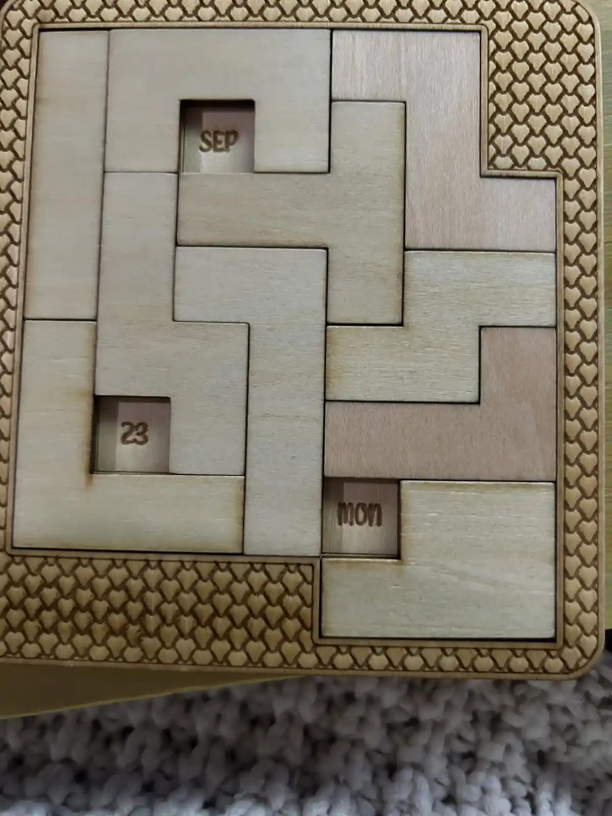 Laser Cut Puzzle Solutions: September 23rd to 29th